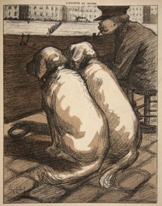 Sauveteur sur la Seine à Paris, illustration de 